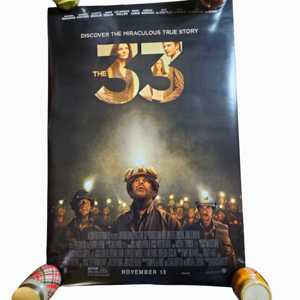 The 33 2015‎ Original Movie Poster 27x40 Antonio Banderas Rodrigo Santoro D/S